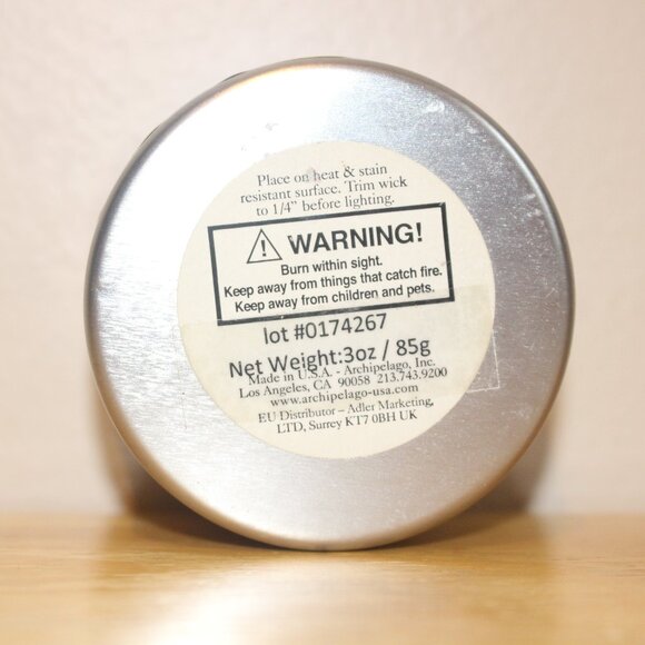 *4 for $20* Archipelago Botanicals Scented Candle Pomegranate, Papaya, and Mango - Picture 2 of 3